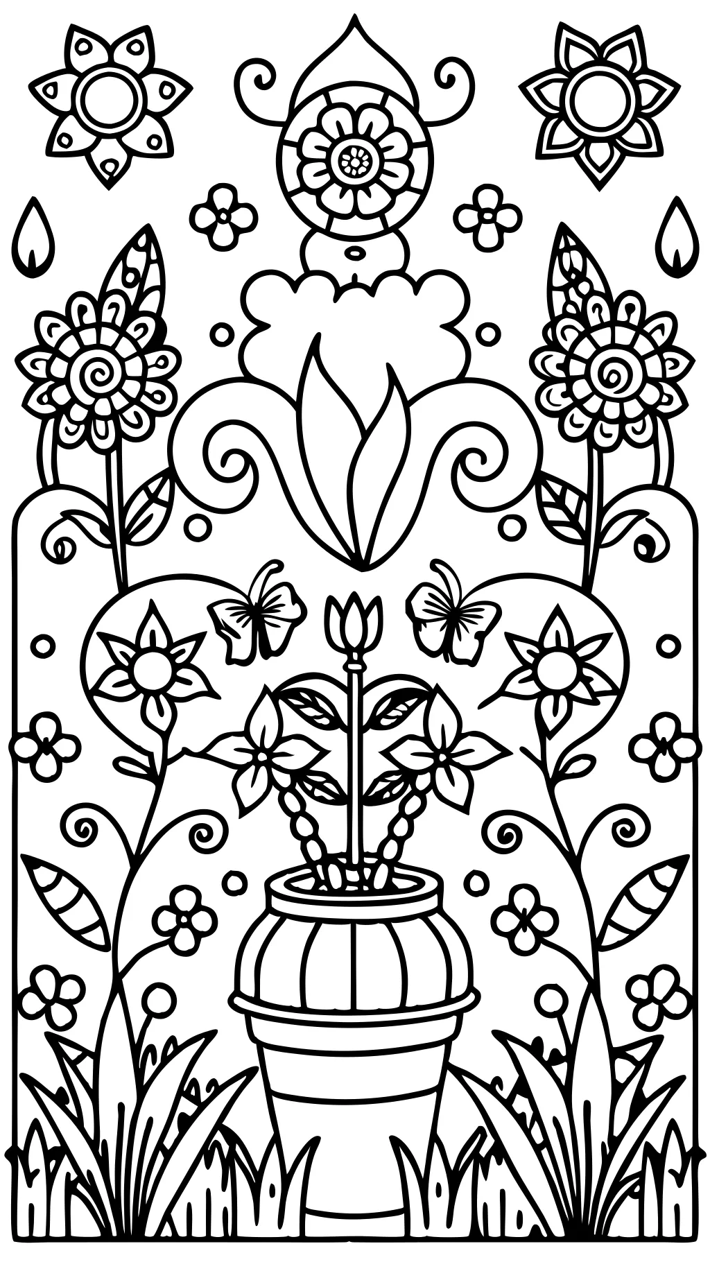 for adults full page intricate coloring pages